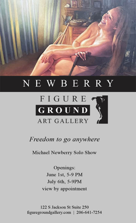 Newberry Solo Show, Figure Ground Gallery in Seattle
